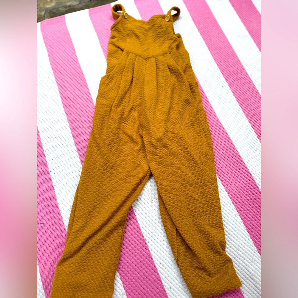Mustard Yellow Kid’s Jumpsuit